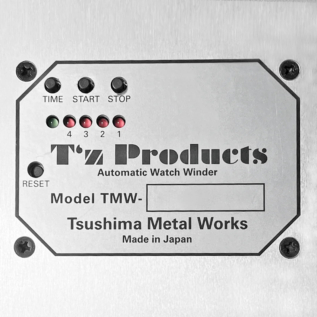 T'z Products日本製ワインディングマシーンの操作パネル