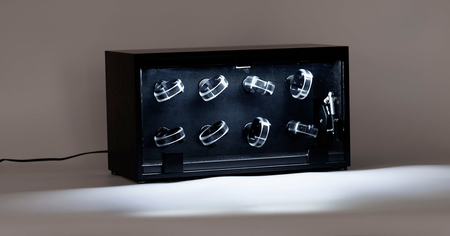 高級日本製ワインディングマシーン『新シリーズ』ASTRA CUSTOM 時計８本巻き用［標準仕様モデル］