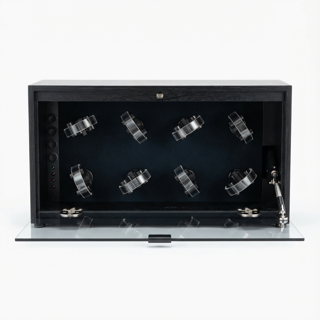 高級日本製ワインディングマシーン『新シリーズ』ASTRA CUSTOM 時計８本巻き用［標準仕様モデル］