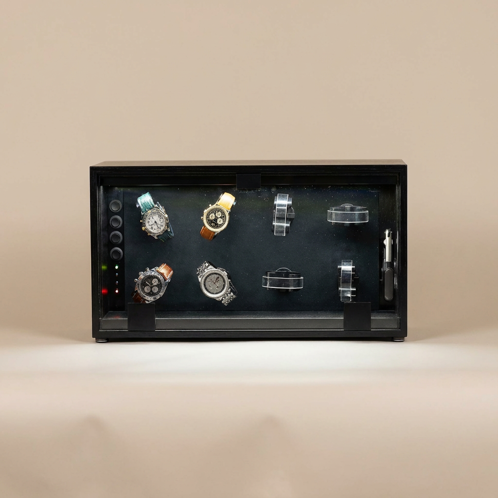 高級日本製ワインディングマシーン『新シリーズ』ASTRA CUSTOM 時計８本巻き用［標準仕様モデル］