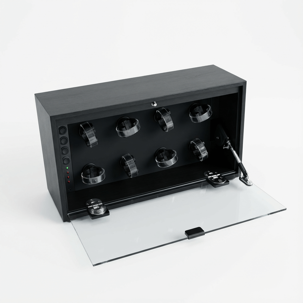 高級日本製ワインディングマシーン『新シリーズ』ASTRA CUSTOM 時計８本巻き用［標準仕様モデル］