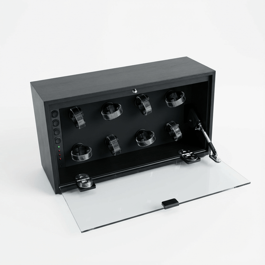 高級日本製ワインディングマシーン『新シリーズ』ASTRA CUSTOM 時計８本巻き用［標準仕様モデル］