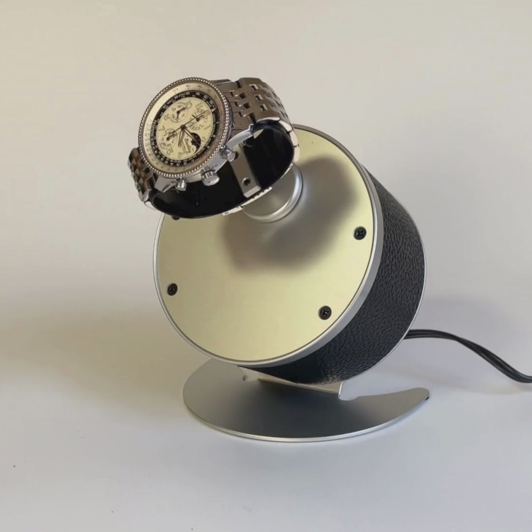 ワインディングセット ワインディングマシーン 1本巻 ウォッチワインダー 合皮 2カラー